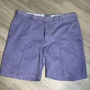 Peter Millar Shorts Mens 42 Lavender Golf Chino Flat Front Casual Walking